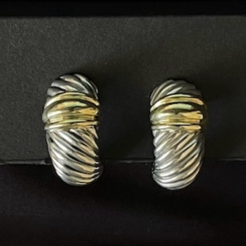 Vintage David Yurman Thoroughbred Collection Earrings